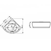Ванна акриловая WGT Mi Corazon WGTMC151EW 151х151 см, фото №3