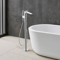 Смеситель для ванны Axor Citterio C 49441000 напольный с душевым набором, хром, фото №1