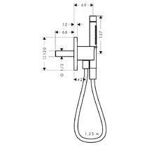 Душевой набор Axor Citterio C 49626000 хром, фото №3