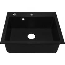 Кухонна мийка Adamant Prizma антрацит, фото №2