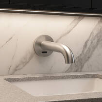 Смеситель для раковины Geberit Piave 116.261.SN.1 бесконтактный стальной, фото №1