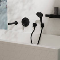 Змішувач прихованого монтажу для душу Hansgrohe Zesis S 74415670 чорний матовий, фото №1