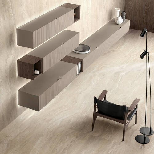 Керамогранит Florim Group Authentic Luxe Gold Travertine 781177 Matte 120х280 см, фото 1