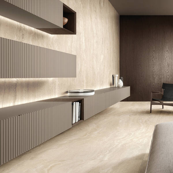 Керамогранит Florim Group Authentic Luxe Gold Travertine 781177 Matte 120х280 см, фото 5