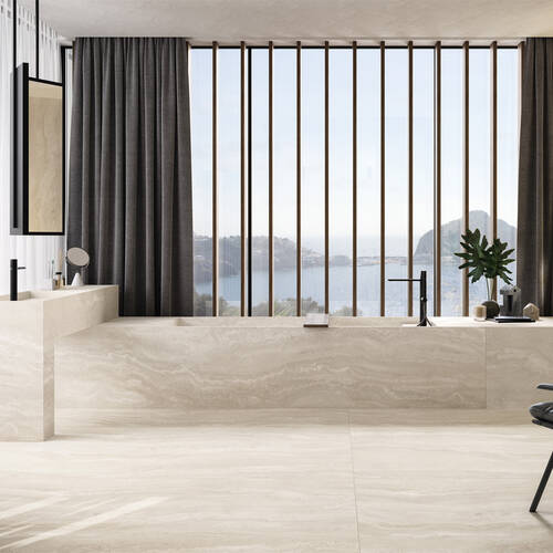 Керамогранит Florim Group Authentic Luxe Pearl Travertine 781176 Matte Silk 120х280 см, фото 5