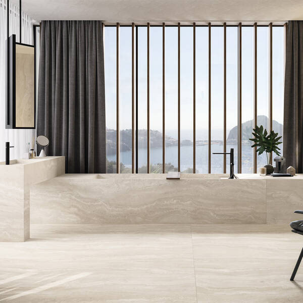 Керамогранит Florim Group Authentic Luxe Pearl Travertine 781176 Matte Silk 120х280 см, фото 5