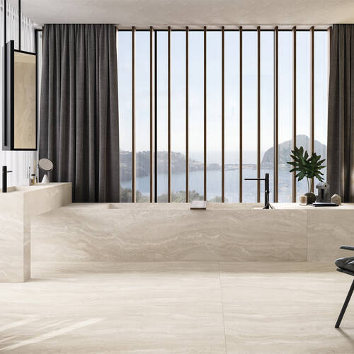 Керамогранит Florim Group Authentic Luxe Pearl Travertine 781175 Matte 120х280 см, фото 1