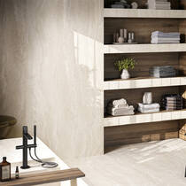 Керамограніт Florim Group Authentic Luxe Pearl Travertine 781175 Matte 120х280 см, фото №6