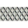 Керамограніт Versace Tarsia 0014145 Lozenge Nero Lux 3D Rett 60x120 см, фото 3