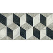 Керамограніт Versace Tarsia 0014098 Cubical Nero Lux 3D Rett 60x120 см, фото 3