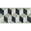 Керамограніт Versace Tarsia 0014098 Cubical Nero Lux 3D Rett 60x120 см, фото 4