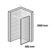 Душевая стенка Ronal Easy Line Walk-In STR4P0800607 200х80 см, фото 2