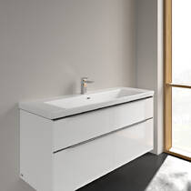 Раковина Villeroy&Boch Subway 3.0 4A70D501 130 см білий глянець, фото №1