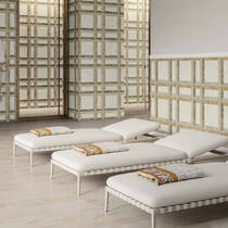 Керамограніт Versace Tarsia 0014087 Frame Avorio  Lux 3D Rett 60х120 см, фото №6