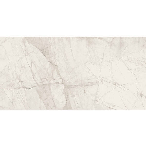 Керамограніт Versace Tarsia 0015280 Bianco Dolomiti Lux 3D Rett  60х120 см, фото 3