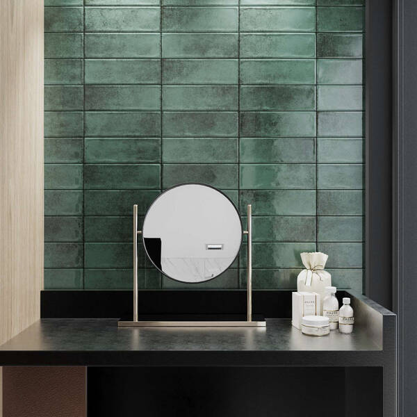 Плитка Golden Tile Vintage зелений VG4061 10x30 см - купити в