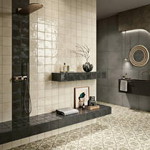 Плитка Revigres Block White Glossy 14х14 см, фото №1