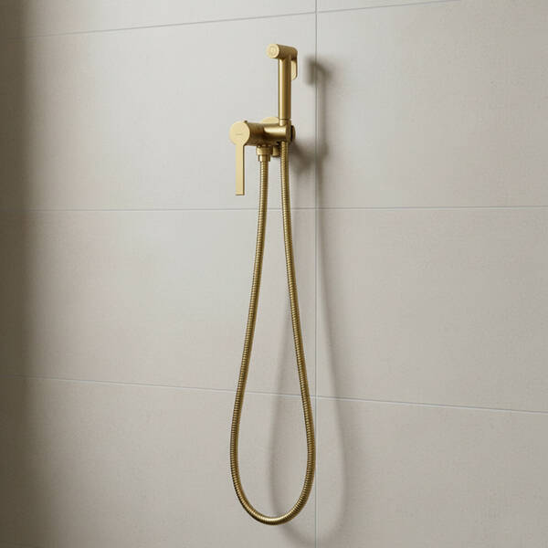 Гигиенический душ Cersanit Virgo S951-872 золото матовый, фото 1
