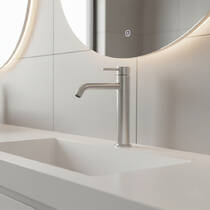 Змішувач для раковини Bossini Nobu INZ203 сталевий, фото №1