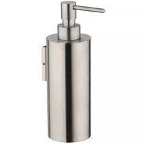 Дозатор для жидкого мыла Bossini Inox Line V50409 с держателем нержавеющая сталь матовый, фото №2