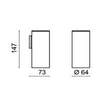 Стакан Bossini Inox Line V50411 с держателем нержавеющая сталь матовый, фото №3