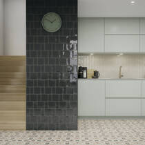 Плитка WOW Fayenza Ebony 127937 6,2x12,5 см, фото №1