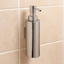 Дозатор для жидкого мыла Bossini Tondo V50109 с держателем хром, фото №1