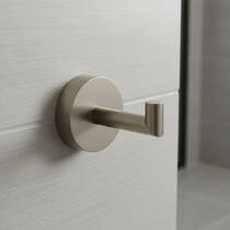 Крючок Bossini Tondo V50106 одинарный никель матовый, фото №1