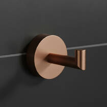 Гачок Bossini Tondo V50106 одинарний бурбон матовий, фото №1