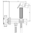 Гигиенический душ Bossini E37008 бронза, фото 3