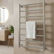 Рушникосушарка водяна Маріо Inox Флет 770х530/500 полірована нержавіюча сталь, фото №1