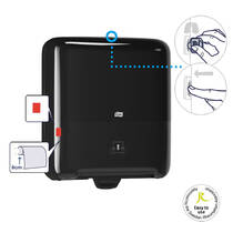 Диспенсер для рушників Tork Matic 551008 чорний, фото №5