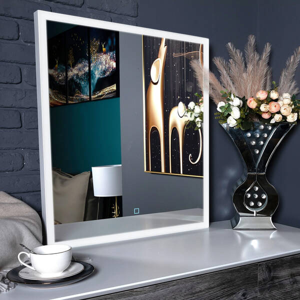 Дзеркало Аква Родос Luce 27309 з LED-підсвічуванням 600х700 мм, білий, фото 9