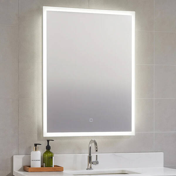 Дзеркало Аква Родос Luce 27309 з LED-підсвічуванням 600х700 мм, білий, фото 1