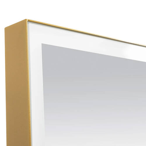 Дзеркало Аква Родос Luce 27430 з LED-підсвічуванням 600х700 мм, золото, фото 3