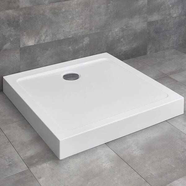 Душовий піддон Radaway Doros C White SDRC9090 90x90 см, білий глянець, фото 1