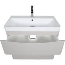 Тумба Аква Родос Амеріна 32226 консольна кашемір з раковиною Deep 75 см, фото №5