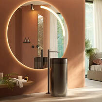 Раковина Noken Rome 100360885 напольная 40,6 см, матовый титан, фото №1