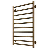 Рушникосушарка комбінована Mario INOX Флет 970x530/500 бронза, з теном MEG 300 Вт підключення справа, фото №2