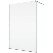 Душевая стенка Ronal Easy Walk-in STR4P1505007 150х200 см профиль алюмино-хром/стекло прозрачное, фото №2