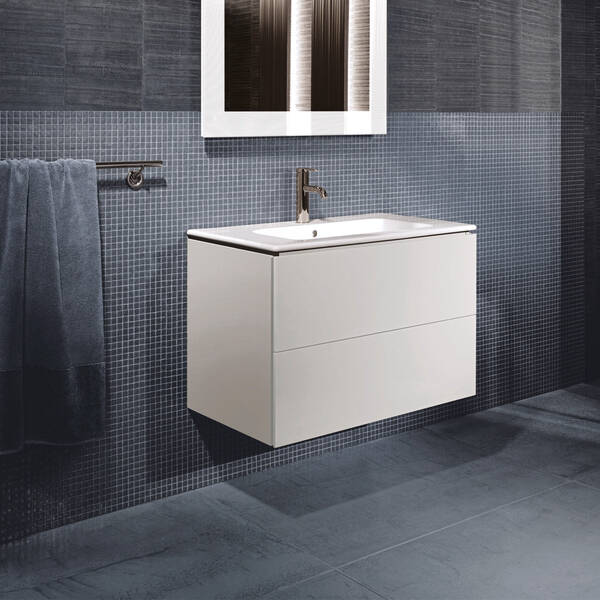 Тумба для раковины Duravit L-Cube LC624101818 подвесная, матовый белый, фото 8