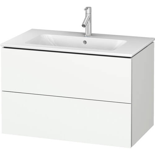 Тумба для раковины Duravit L-Cube LC624101818 подвесная, матовый белый, фото 3