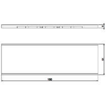 Решітка для душового каналу 67050 Gessi Unito 67061-735 бронза, фото №2