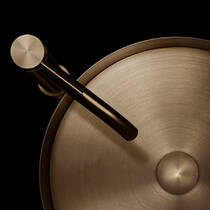 Змішувач для раковини Gessi Gessi316 54006-726 без донного клапану, бронза, фото №5