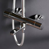 Душова система з термостатом та виливом Am.Pm X-Joy F0785A500 хром, фото №3