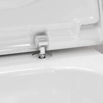 Унітаз підвісний Hansgrohe EluPura Q 60293450 AquaFall Flush з кришкою SoftClose and QuickRelease, Slim, білий глянць, фото №3