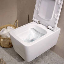 Унітаз підвісний Hansgrohe EluPura Q 60293450 AquaFall Flush з кришкою SoftClose and QuickRelease, Slim, білий глянць, фото №6