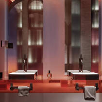 Раковина Axor Suite 42004140 на стільницю 60 см, бронза, фото №4