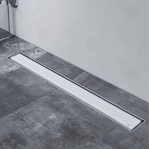 Решетка для душевого канала TECE TECEdrainline 601593 1500 мм матовое белое стекло, фото №1