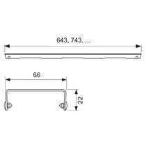 Решетка для душевого канала TECE TECEdrainline 601561 